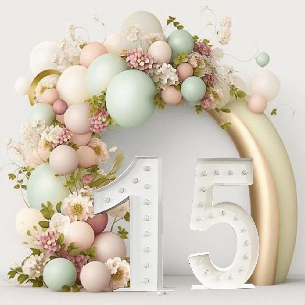 Hongsen for Wedding Giant Logo Large Letters Led Signs Custom Marquee Number Light up Numbers
