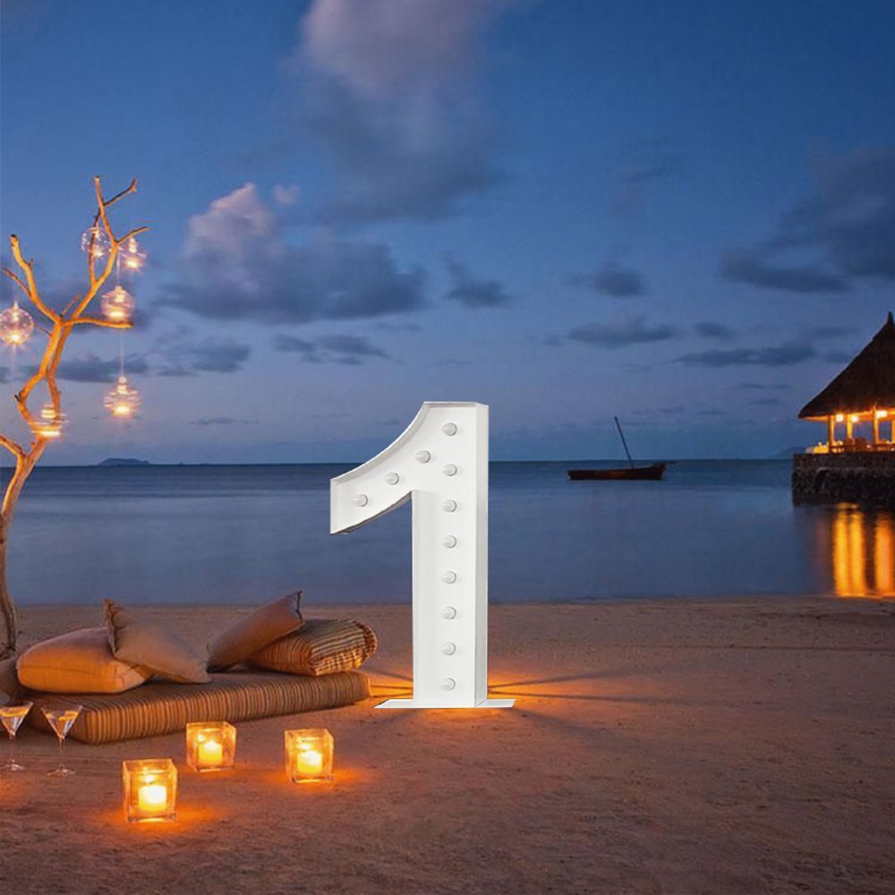 Hongsen for Wedding Giant Logo Large Letters Led Signs Custom Marquee Number Light up Numbers