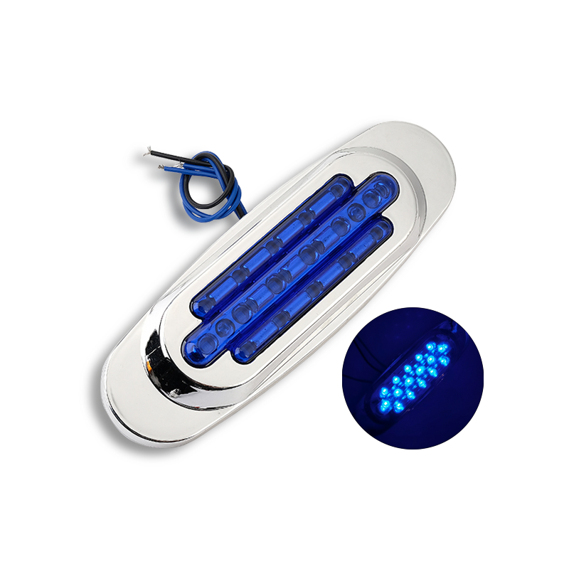 DC12V-24V 16LED Side Marker Indicator Light Tail Clearance Lamp Lights for Auto Car Bus TrailerTruck Accessories