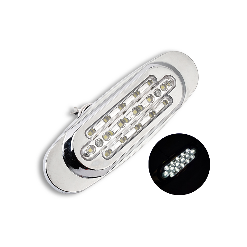 DC12V-24V 16LED Side Marker Indicator Light Tail Clearance Lamp Lights for Auto Car Bus TrailerTruck Accessories