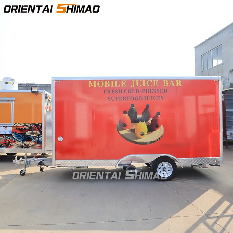 Oriental Shimao Buy Mobile Food Truck Vending Concession Trailers Food Cart Ice Cream Pizza Airstream Food Truck for Sale