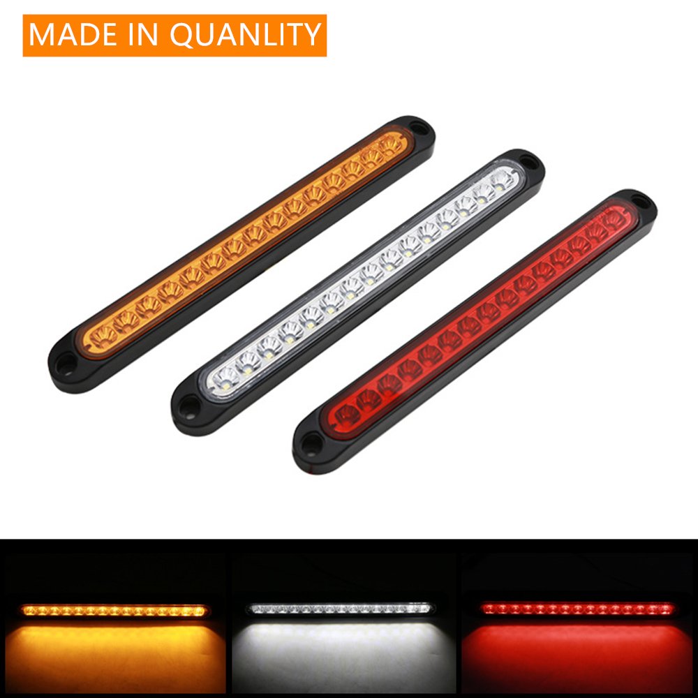 15LED Rear Light Trailer Stop Signal Trailer LED Truck LED 24v Truck Lights LED Tail Light 10-30V Brake Bulbs