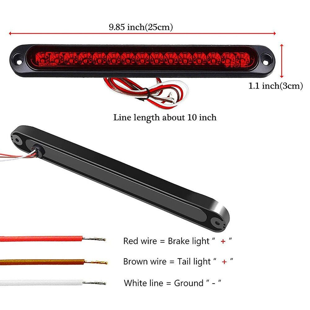 15LED Rear Light Trailer Stop Signal Trailer LED Truck LED 24v Truck Lights LED Tail Light 10-30V Brake Bulbs