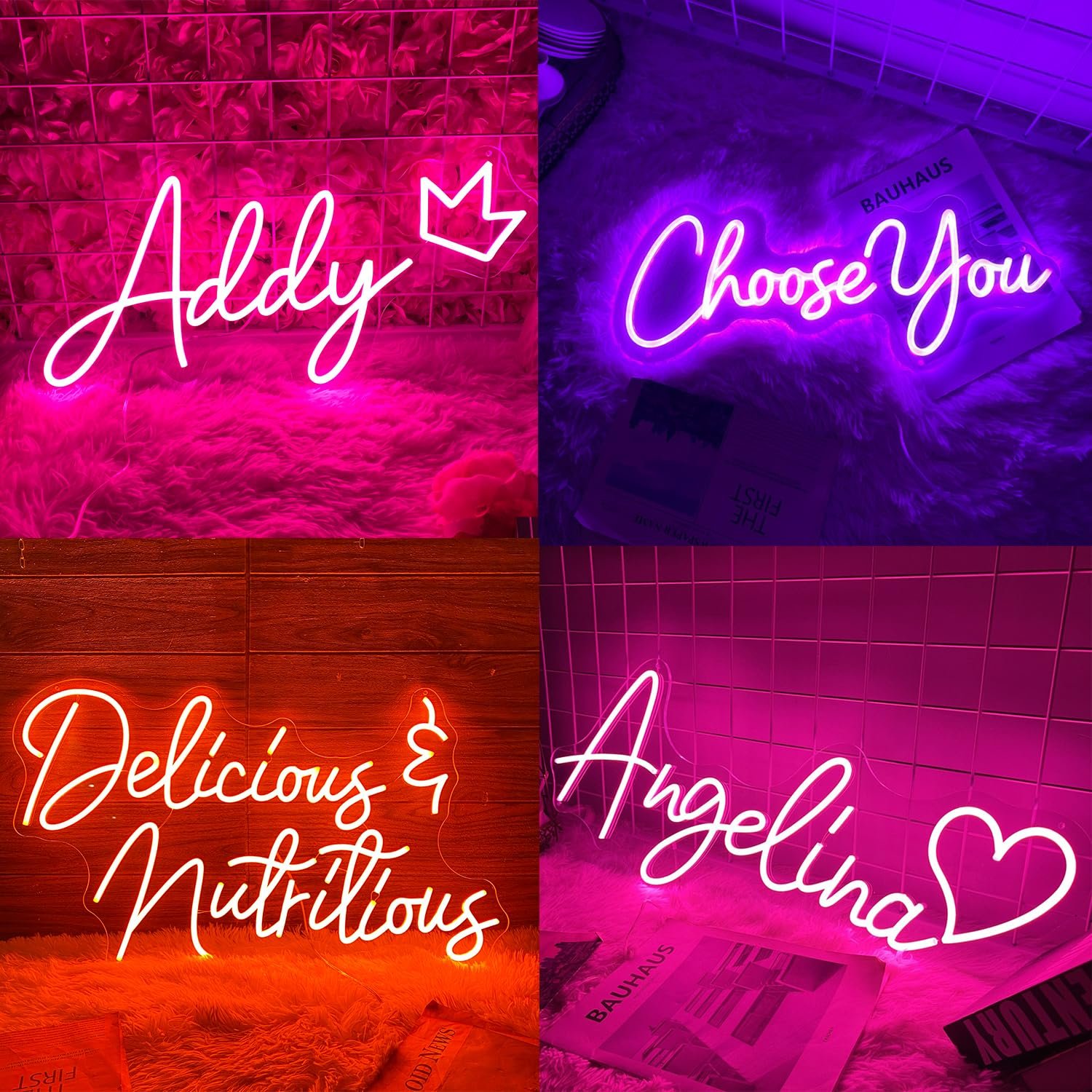 Custom Neon Sign Personalized Light up Name Sign for Wall Deco Bedroom Wall Decor Name Wedding Birthday Party