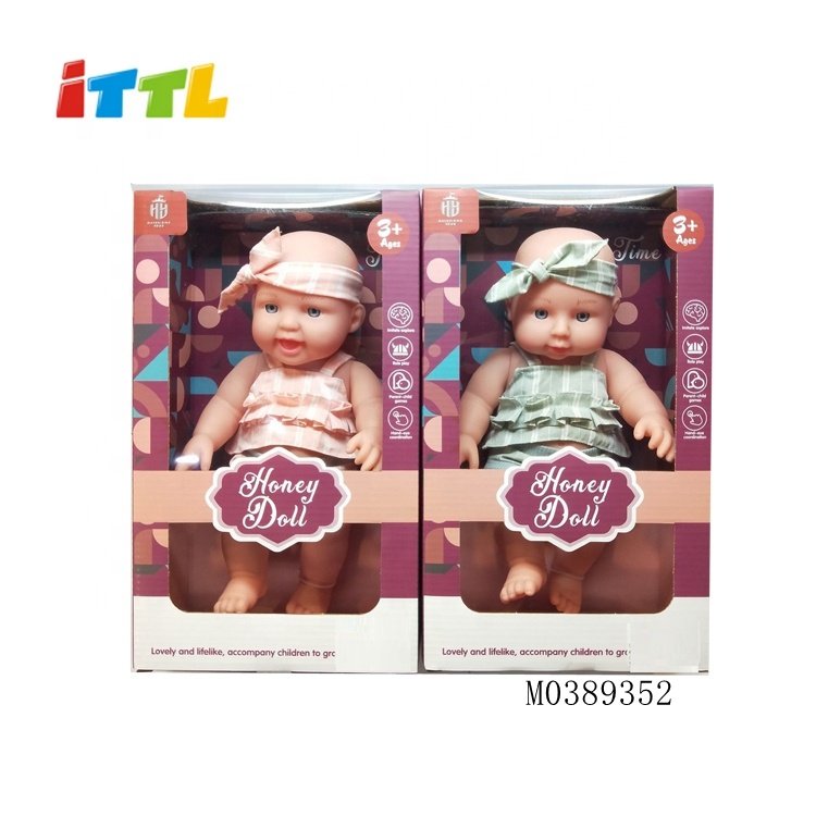 Plastic Dolls Wholesale 12 Inches Baby Reborn Doll Kits for Girls Toy