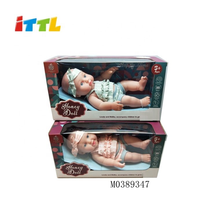Plastic Dolls Wholesale 12 Inches Baby Reborn Doll Kits for Girls Toy