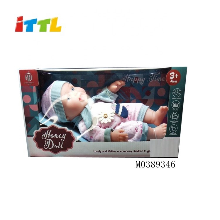 Plastic Dolls Wholesale 12 Inches Baby Reborn Doll Kits for Girls Toy