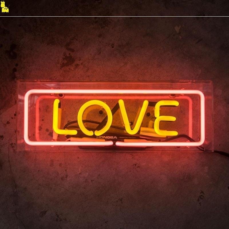 Customizable 6mm 8mm Acrylic Box Neon Sign with LED Strips for Outdoor Car Company Taxi Park Decoration DIY Glass Neon Light