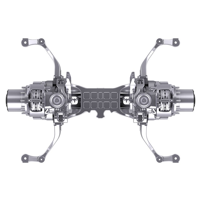 New Energy Vehicle Parts Electric Car Kit Wheel Side Drive Axle EV Bus Rear Axle with PMSM Motor for Electric Bus/truck