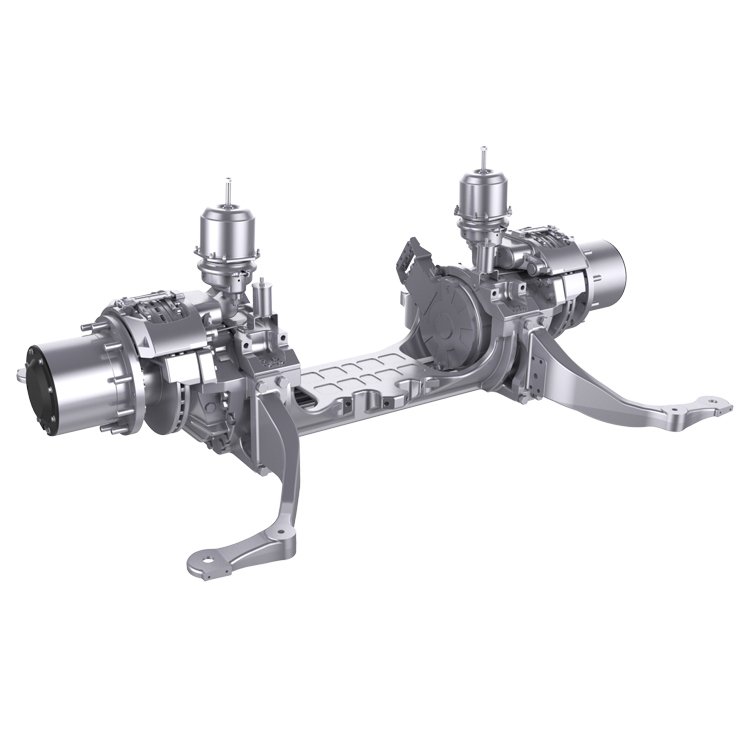 New Energy Vehicle Parts Electric Car Kit Wheel Side Drive Axle EV Bus Rear Axle with PMSM Motor for Electric Bus/truck