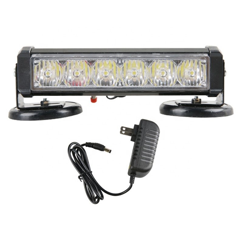 Strong Magnetic Ceiling Fashing Light Engineering Vehicles School Bus Led Warning Light Car Mounted Rechargeable LED Light