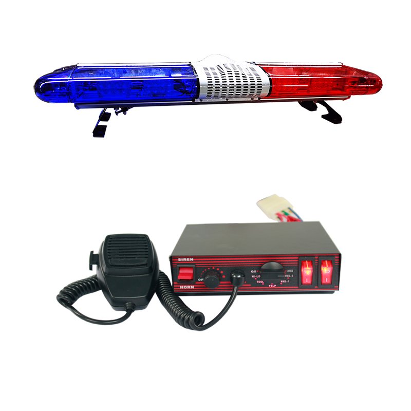 105CM Cop Strobe Lights for Vehicles Red Emergency Warning Lights 12v Vehicle Warning Lights