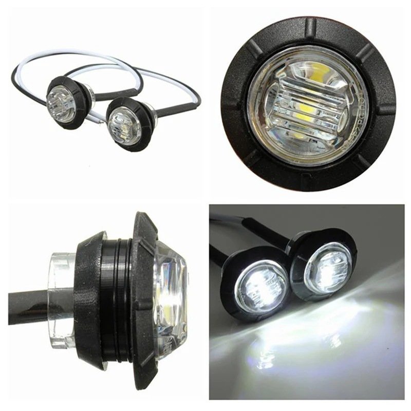 Waterproof 3 LED Hawkeye Light 24v Car Side Light Yacht Light