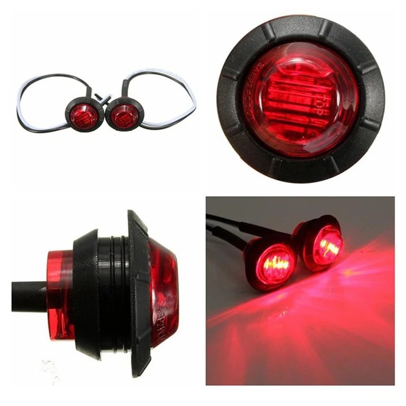 Waterproof 3 LED Hawkeye Light 24v Car Side Light Yacht Light