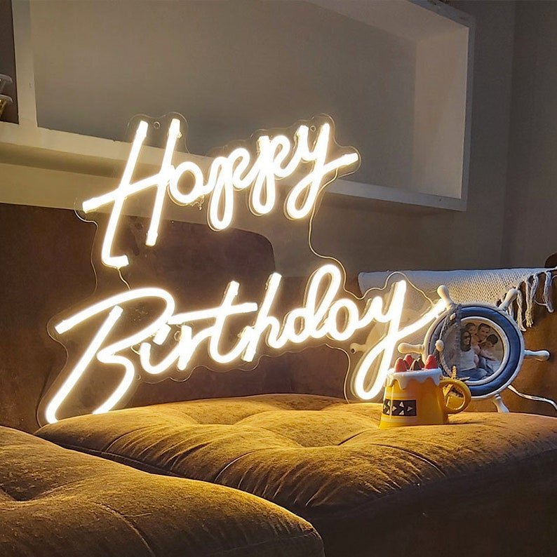 Drop Shipping Fashion Lighting Warm White Big Angel Wings Custom Led Neon Sign for Party Bar Decoration