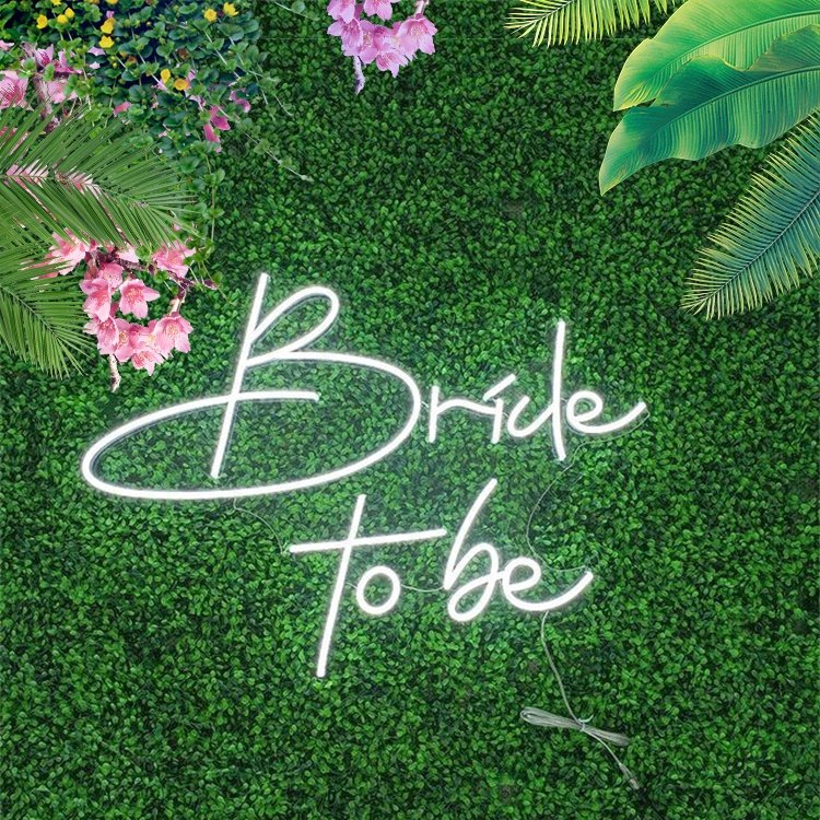 Koncept Free Drop-Shipping New Arrival Custom Acrylic Neon Advertising Bride to Be Neon Sign for Wedding Party Home Game