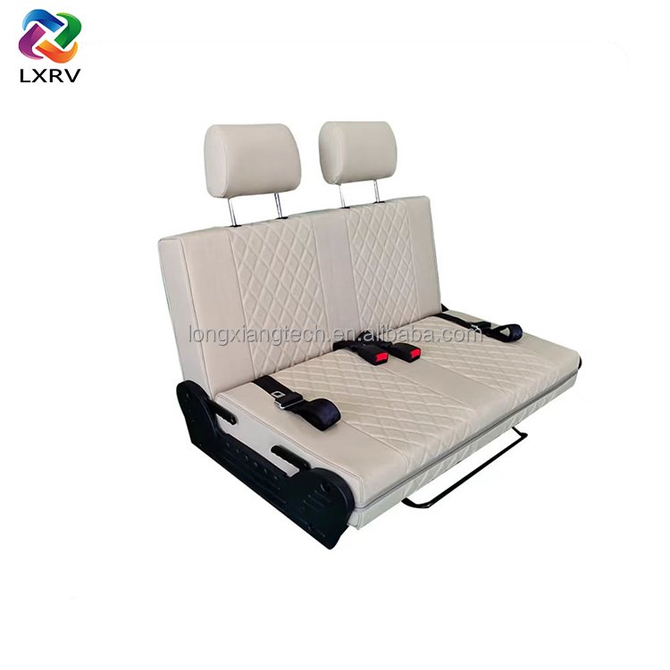 LXRV Professional Manufacturer RV Interior Accessories Motorhome Bed Seat caravan Chair RV Sofa Bed Seat with 3-point Seatbelt