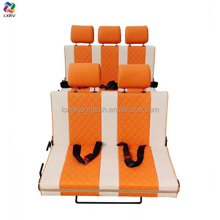 LXRV Professional Manufacturer RV Interior Accessories Motorhome Bed Seat caravan Chair RV Sofa Bed Seat with 3-point Seatbelt