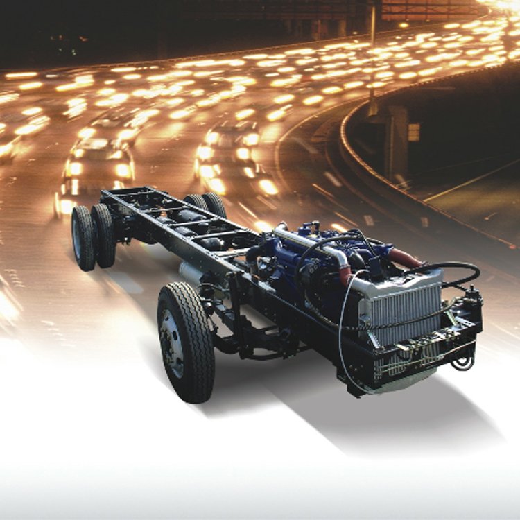 Manufacture Price Dongfeng Bus Chassis Rear Engine