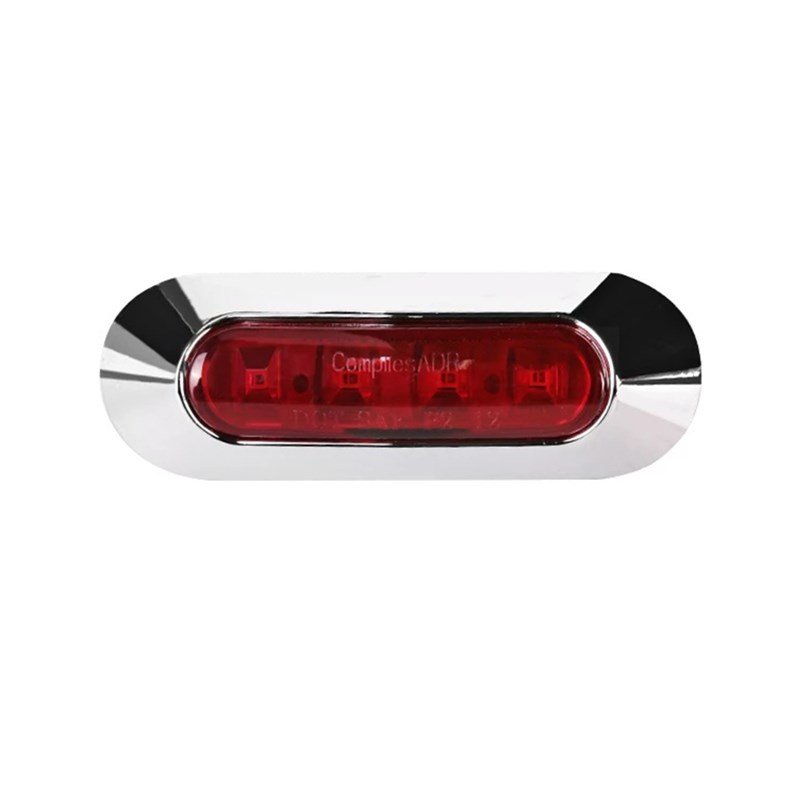 3.7inch 4Led Truck Trailer LED Side Light Signal light Tail Light Warning Lamp 94mm DC 12V 24V High Quality Waterproof