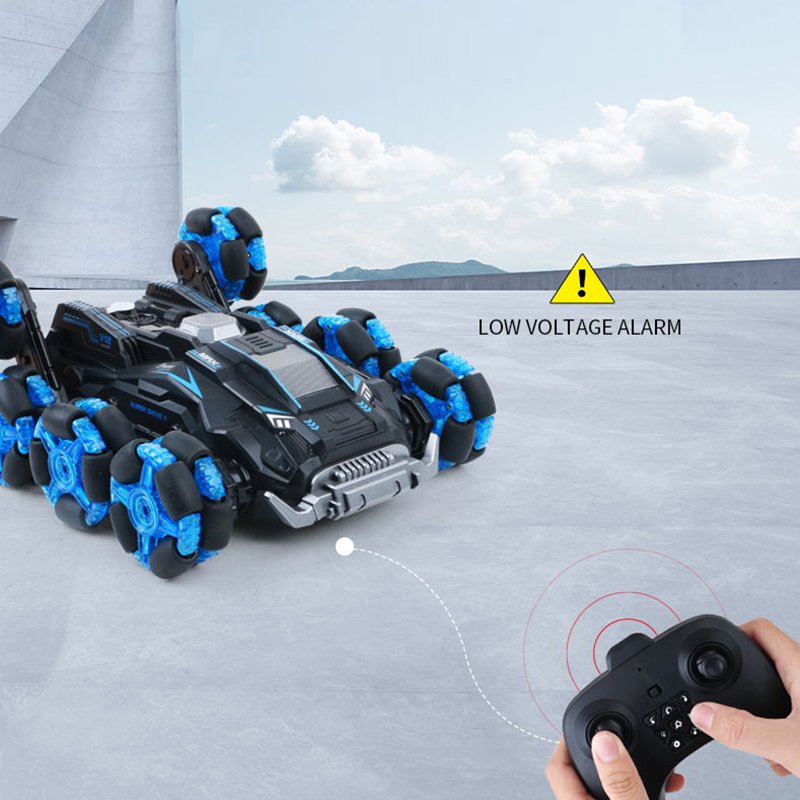 8 Wheel Deformation Radio Control Toy 360 Stunt Hand Gesture Rc Car with Spray