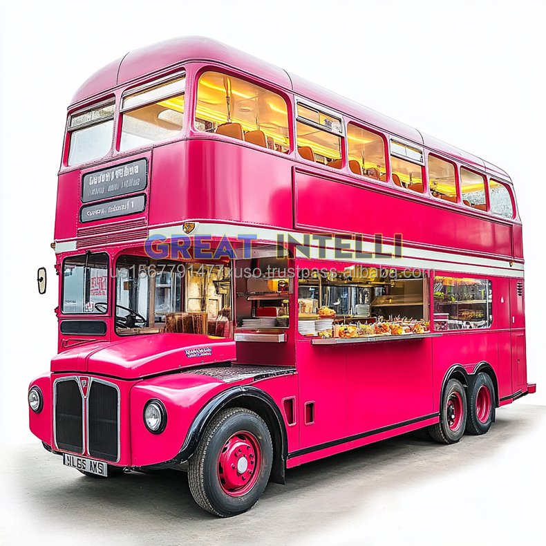 Professional Modular Mobile Caravan Kitchen for Outdoor Events Trailer Design Food Truck Bar Restaurant