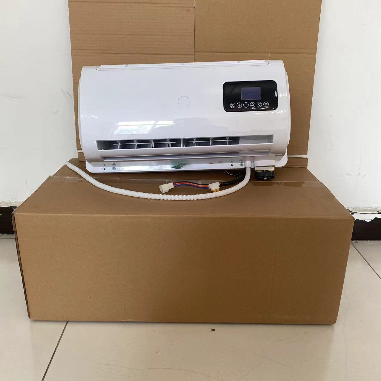 Electric 12v 24v Split Type Parking Air Conditioner for Truck Tractor RV Camper Factory Price R134a Refrigerant