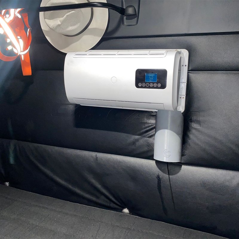 Electric 12v 24v Split Type Parking Air Conditioner for Truck Tractor RV Camper Factory Price R134a Refrigerant