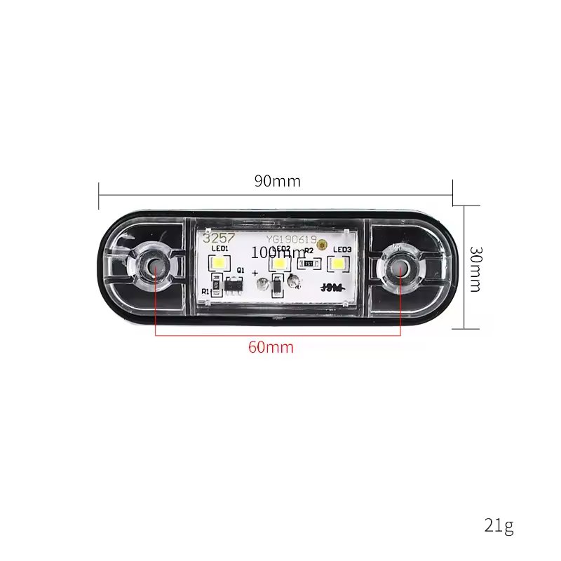 Superbleds Factory Price 12V 24V LED Marker Lights Led Lamps Side Tail Light LED Side Marker Lamp Truck Trailer Accessories