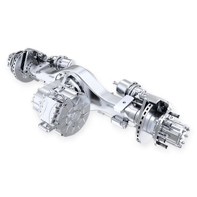 Brogen New OEM ODM Axial Flux Permanent Magnet AC Electric Motor 100kw 160kw Powertrain E-Axle for Bus Truck Commercial Vehicles