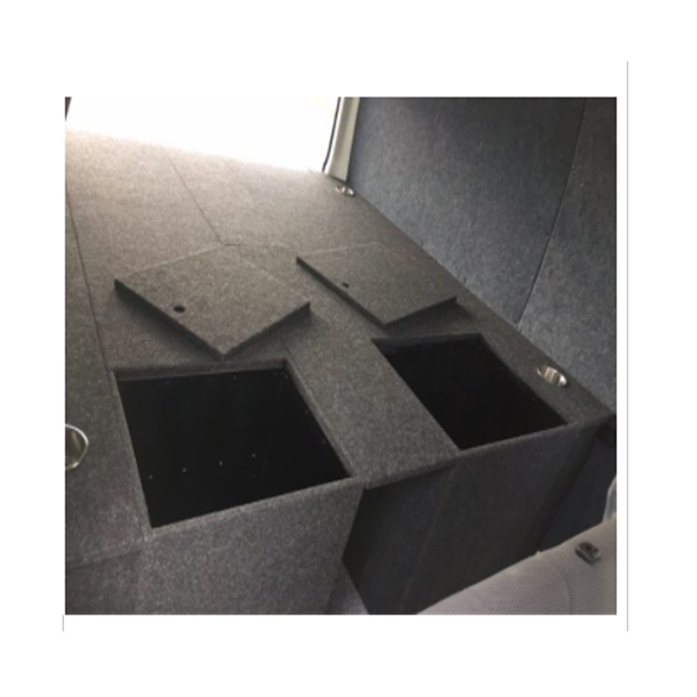 Plain Nonwoven Camper Van Cargo Trunk Storage Drawer Carpet