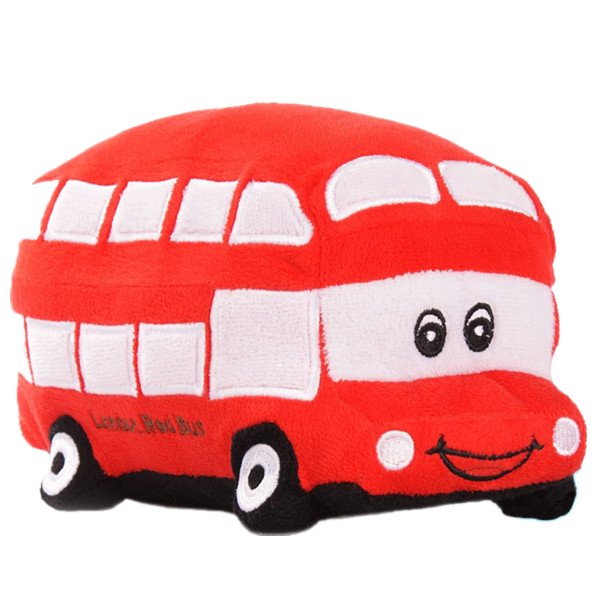Customized Cheap Educational Baby Toy Yellow Plush Toy Bus Fashion Cute Mini Stuffed Plush Soft Toy Bus