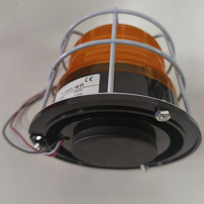 Explosion-Proof 12V 24V IP54 Round Amber Strobe Beacon Flashing Warning LED Light Beacon Guard Lamp