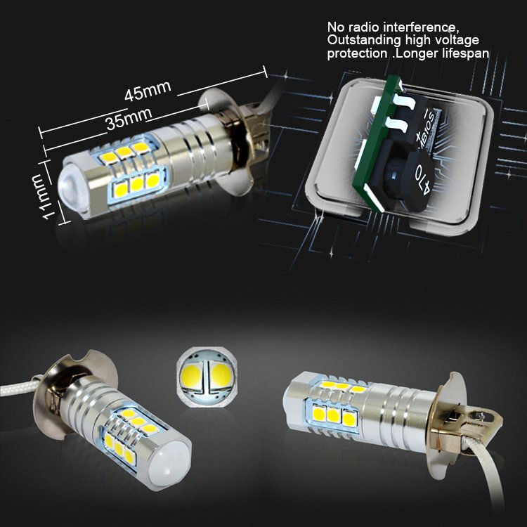 Gview Car LED Bulb Factory H1 H3 LED Fog Lamp 880 881 P13W PW24W PSX26W 3030 24SMD Car Anti Fog Light Bulb Fog Lamps