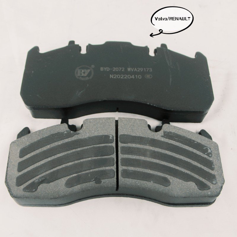 Semi-metallic Daf Truck Brake Pad Actros Truck Mercedes Brake Pad Manufacturer Reasonable Price High Quality