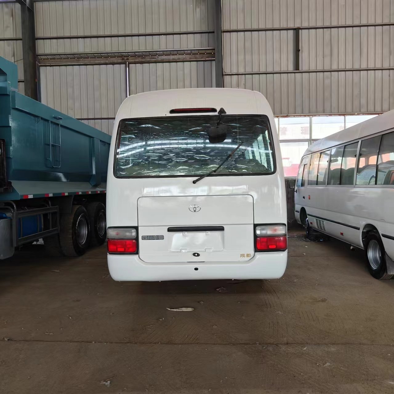 High Quality Used 30 Seats 2019 Toyota coaster Bus with 6 Cylinder 1HZ Engine
