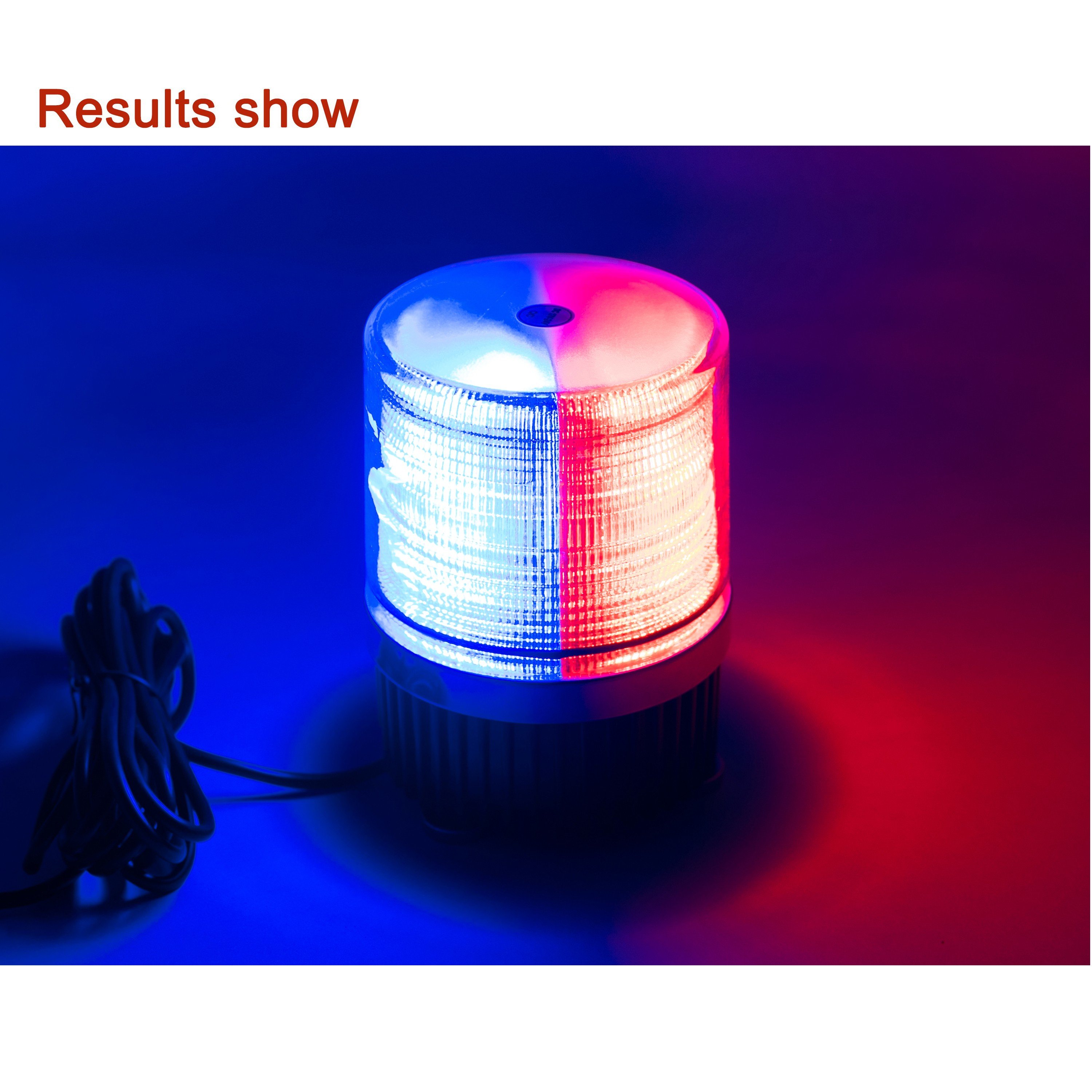 High Quality Amber Red and Blue Led Flashing Warning Lamp Led Strobe Beacon Light for Truck Forklift
