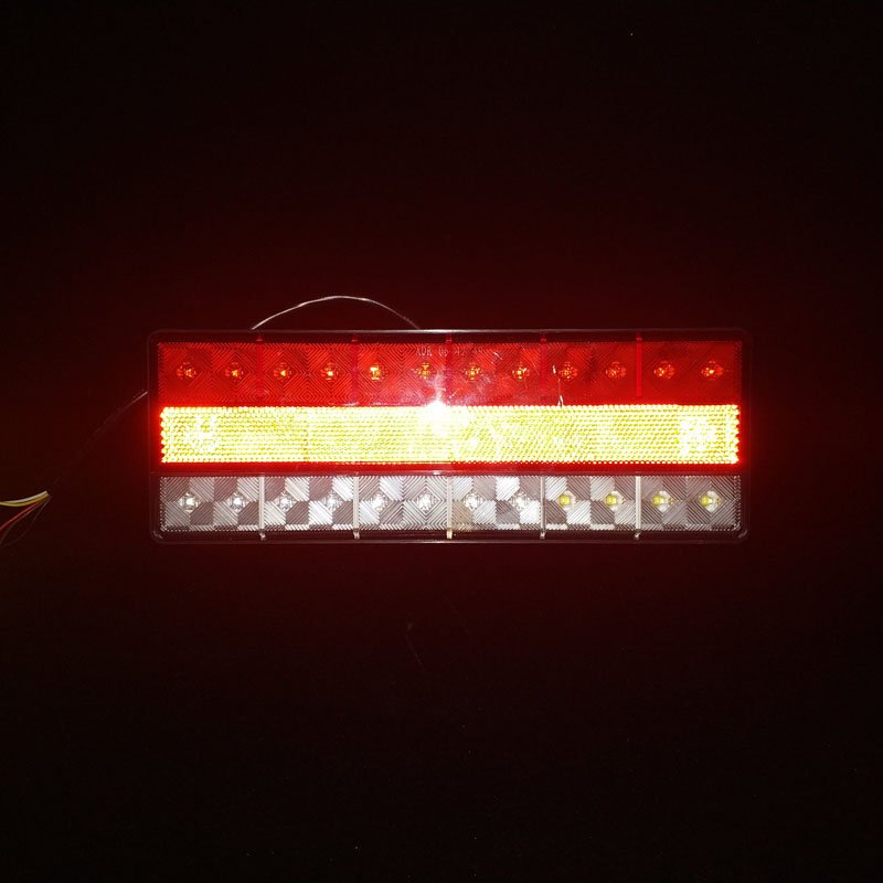 Tail Brake Turn signal Reverse Rectangle Combination Tail Lamp