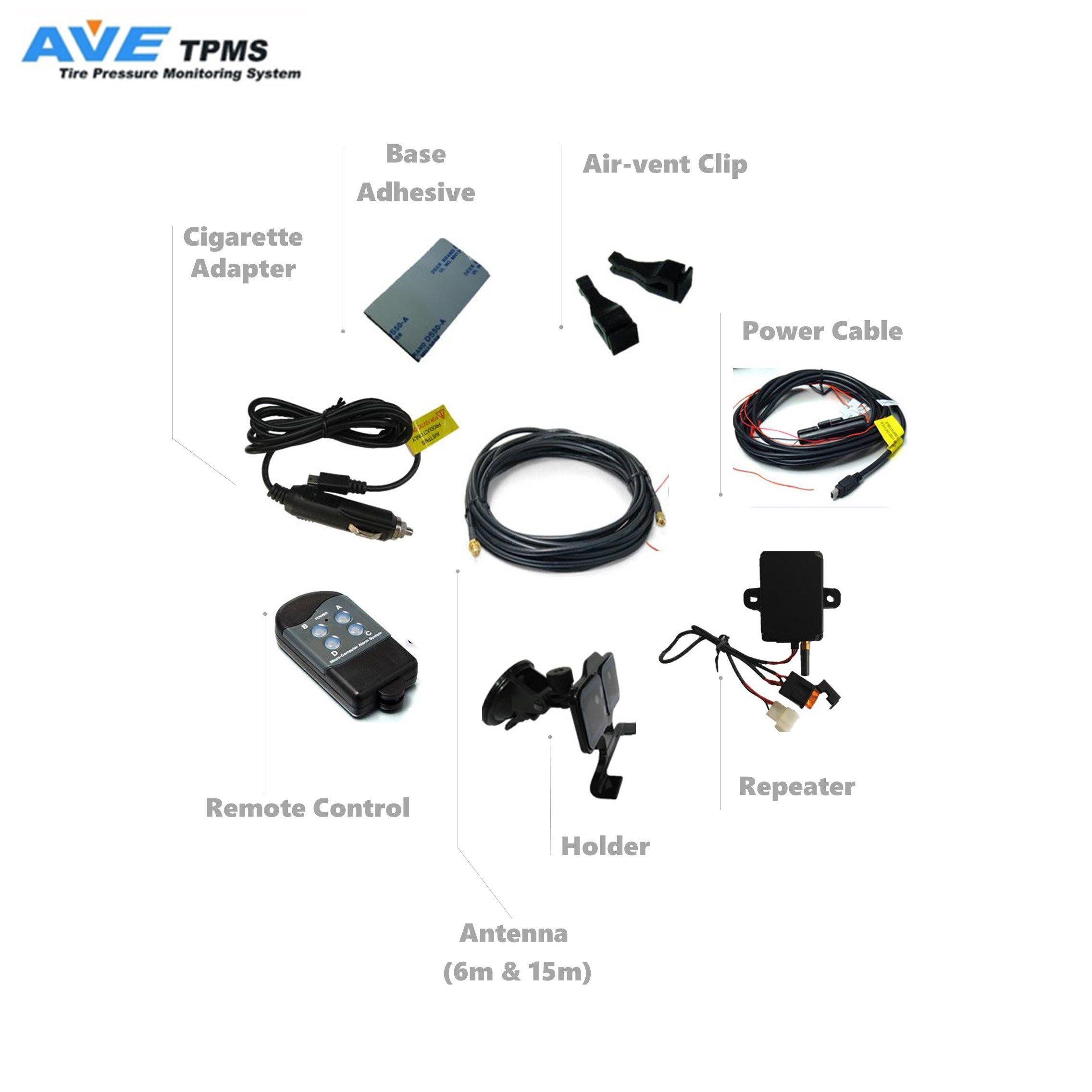 Truck 6-12 Wheel Tire Pressure Monitoring System (TPMS) High-End Tire Gauges for Efficient Vehicle Maintenance