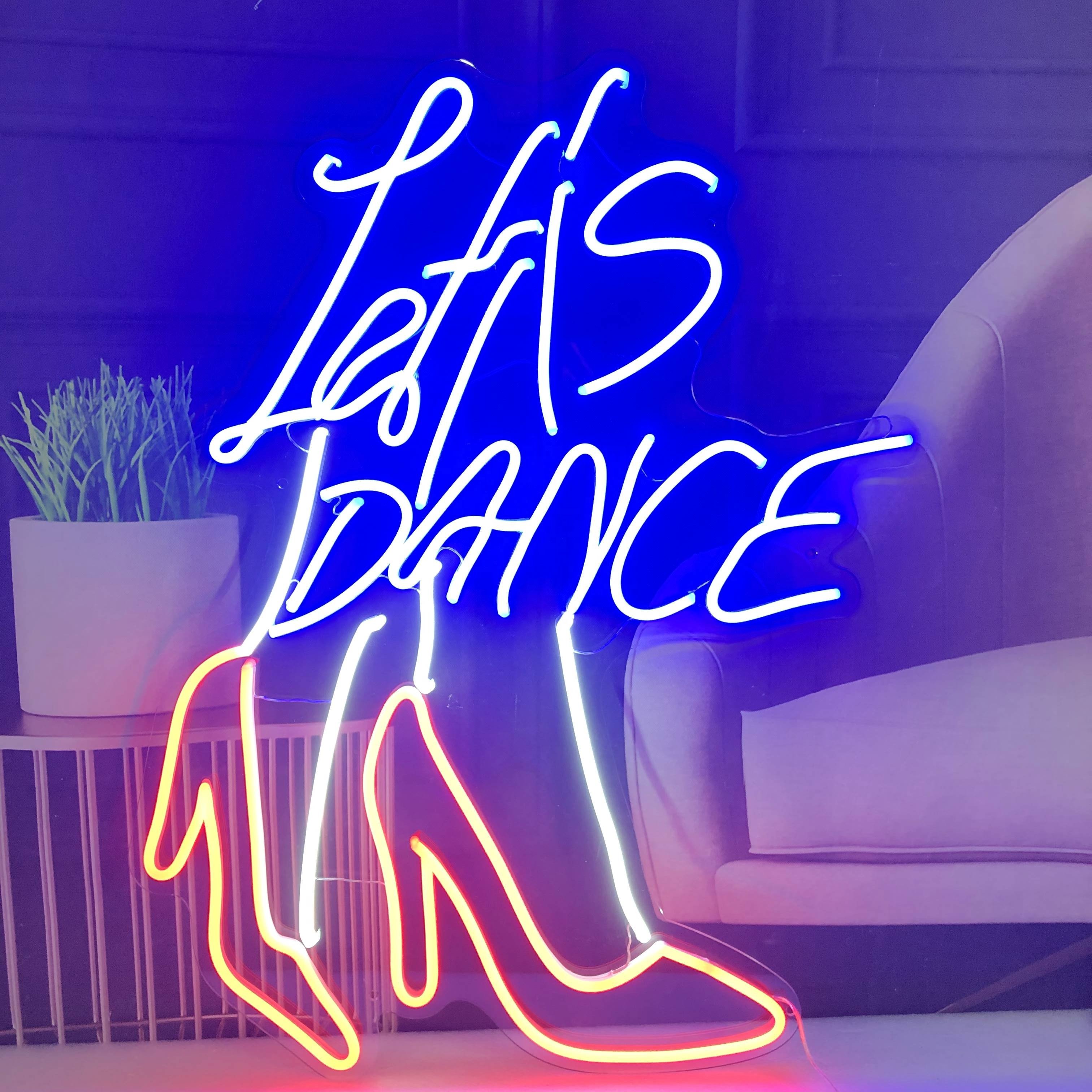 Koncept Drop-shipping New Arrival Custom LED Acrylic Letter Light Bar Shop Advertising Cocktails & Dream Party Neon Sign