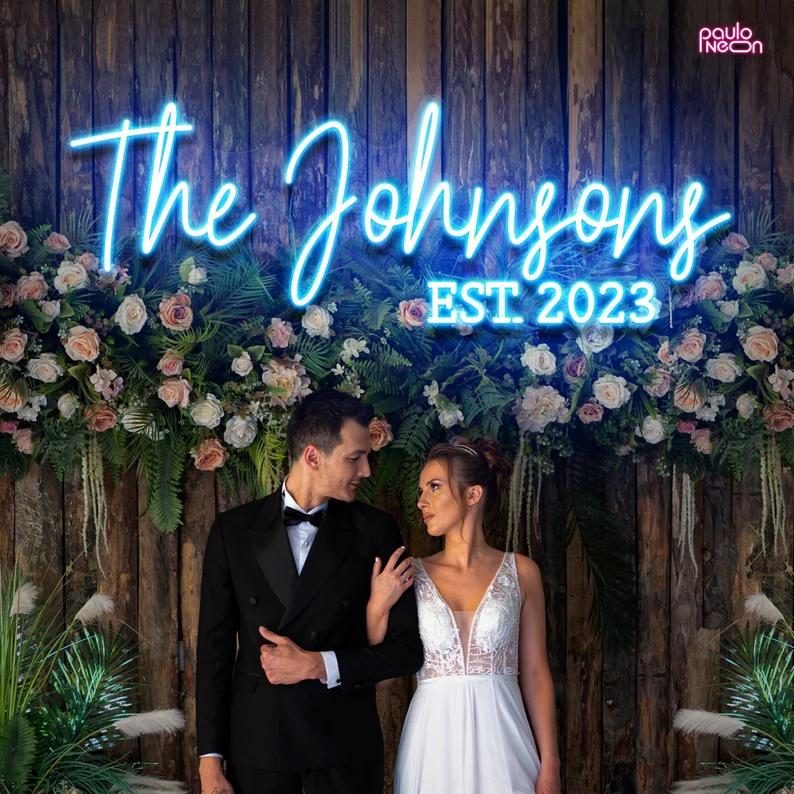 Romantic Flex Led Neon Light Custom Neon Sign for Wedding Home Event Decor Neon Sign