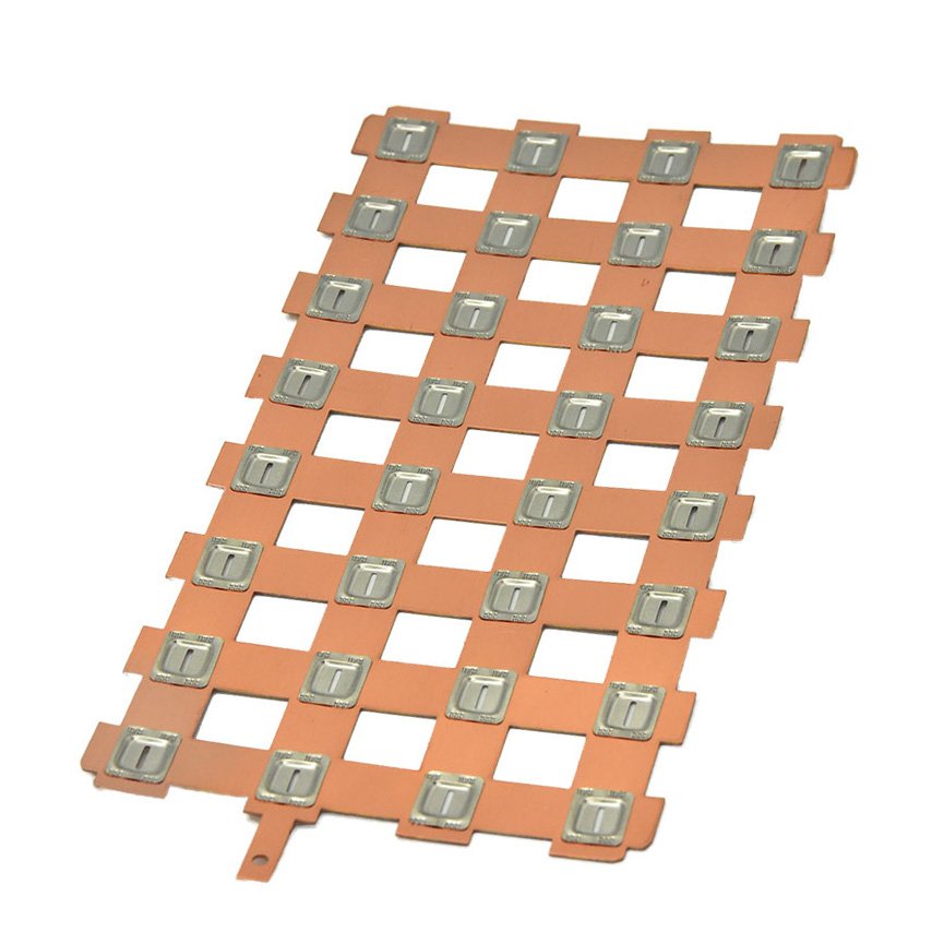 WELLGO Custom Copper 18650 Busbar 2p 21700 Spot Welding Tab Copper Nickel Battery Pack Accessories