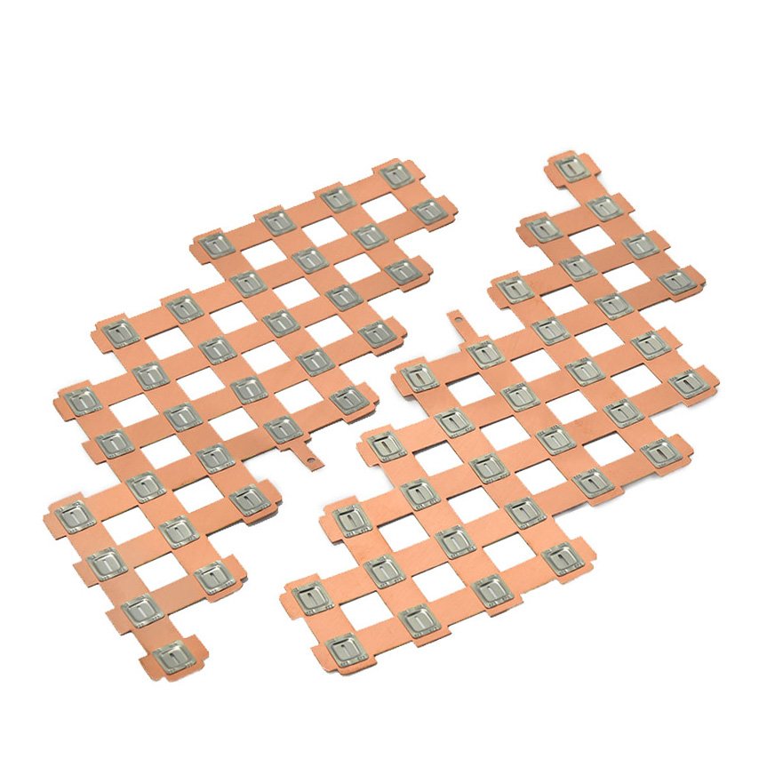 WELLGO Custom Copper 18650 Busbar 2p 21700 Spot Welding Tab Copper Nickel Battery Pack Accessories
