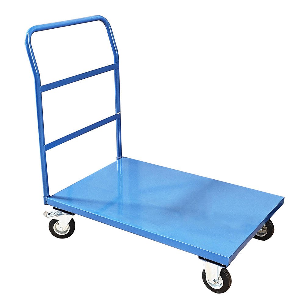 Factory Wholesale Load 600kg Metal Sheet Cast Iron Transport Handling Trolley Cart for Logistics Handling