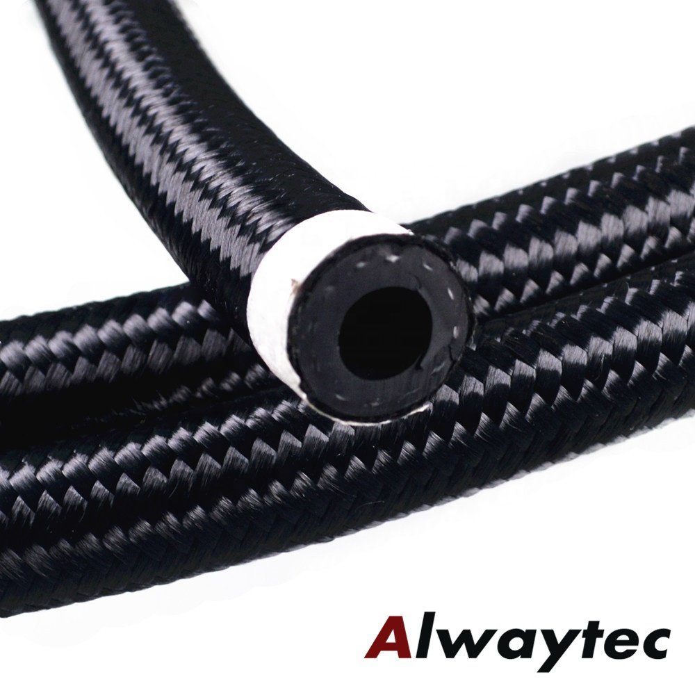 High Pressure Resistant Nylon Braided Cover Ethanol Resistant Rubber Hose for Fuel System Used in Ethanol