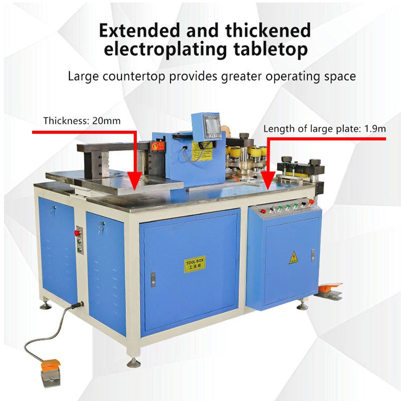 New Multi-function Hydraulic Busbar Processor Cnc Copper Busbar Machine Copper Busbar Dobladora Barras Cobre