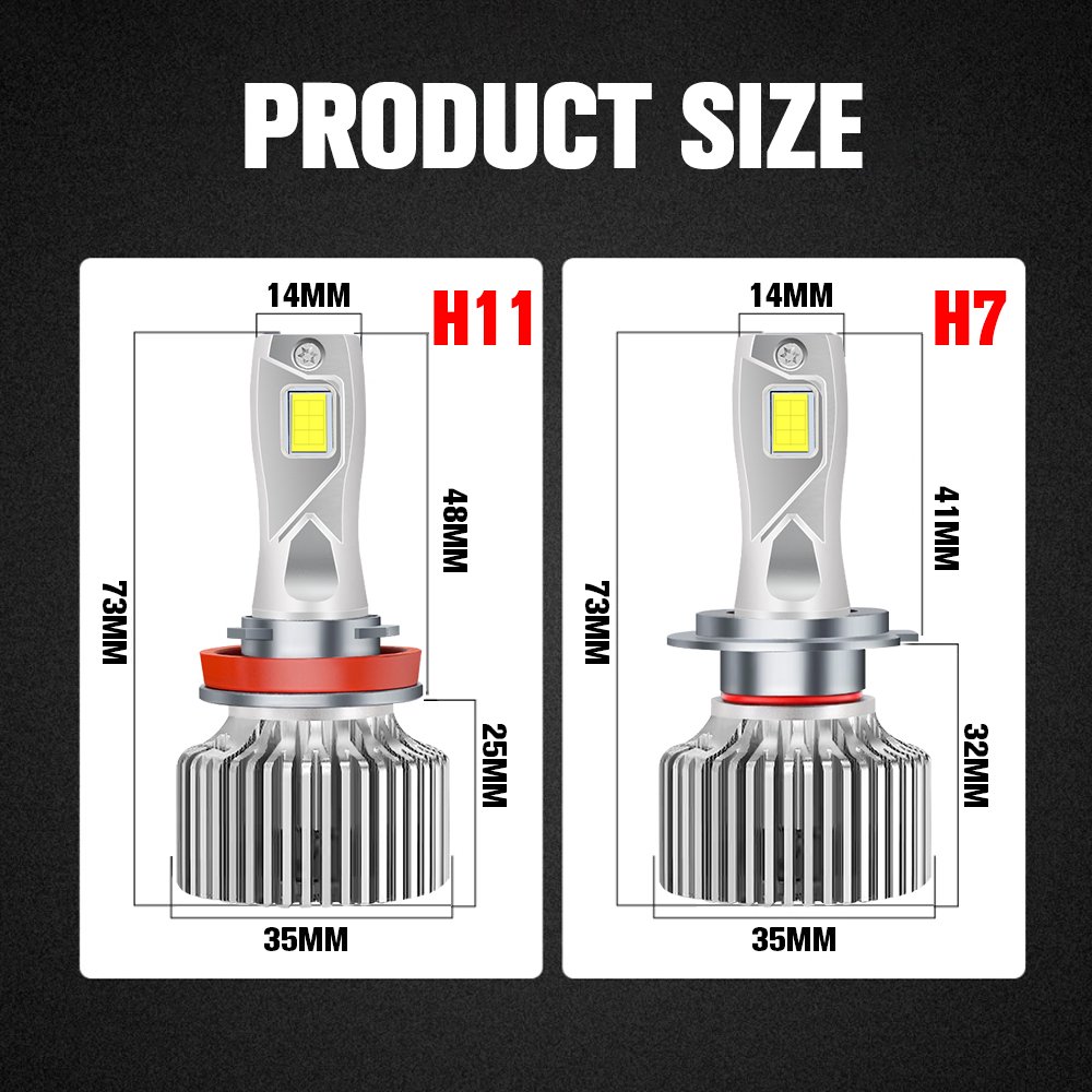 High Power Single Colors 6000K V9 200W 40000LM Car Led Headlight Flip Chip H4 9005 H3 9012 880 Led Fog Light
