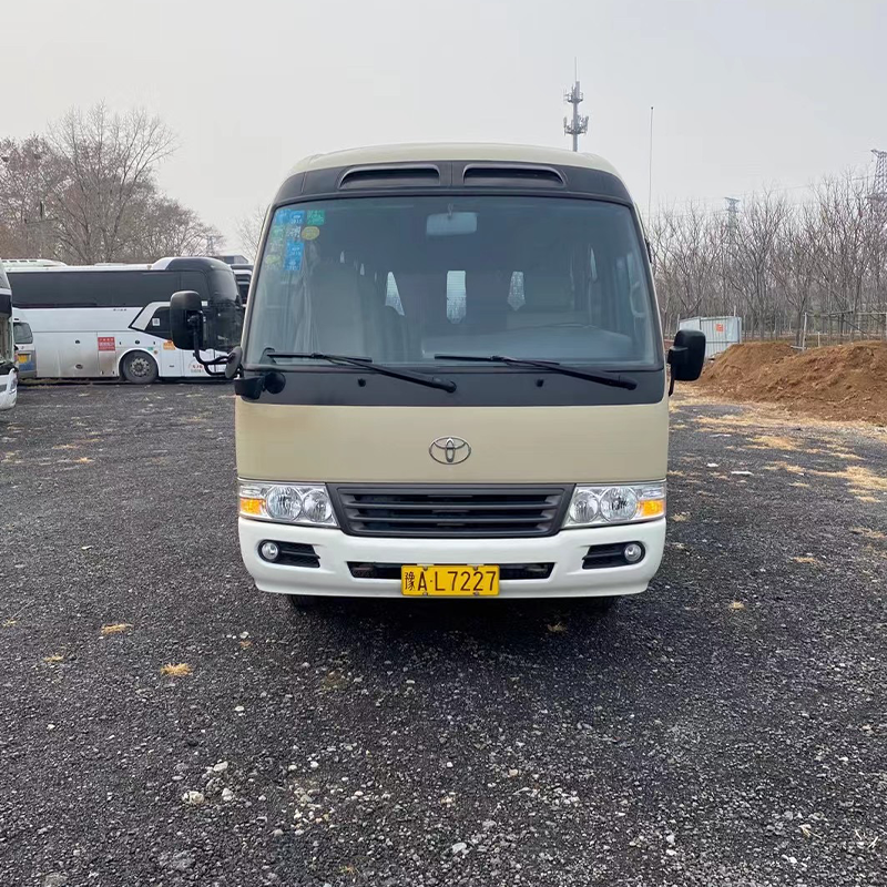 Original Toyota LHD Toyota Coaster Bus 29 Seats Diesel Engine Good Condition for Sale