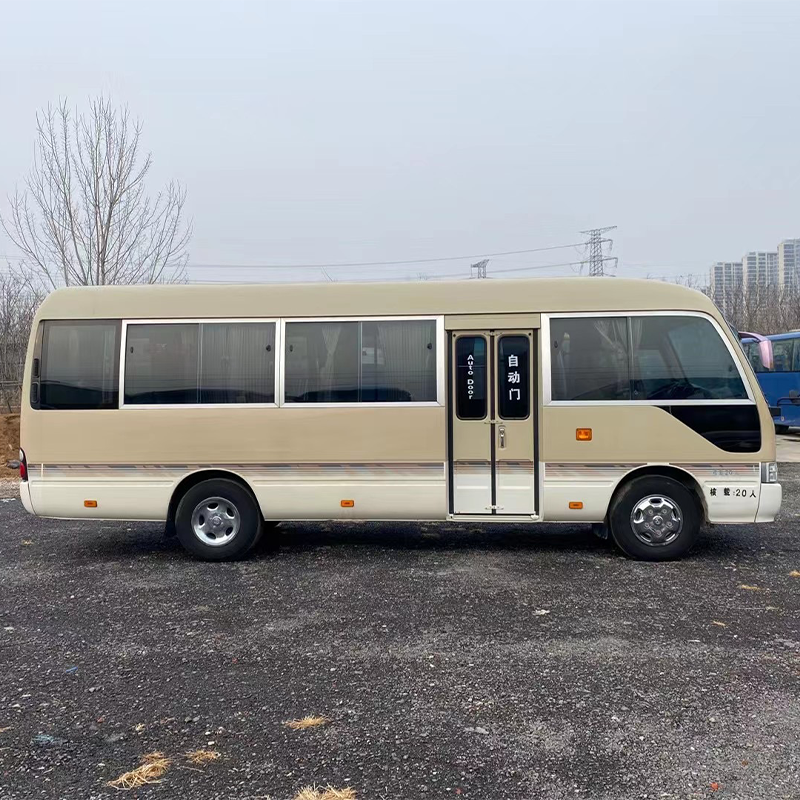 Original Toyota LHD Toyota Coaster Bus 29 Seats Diesel Engine Good Condition for Sale