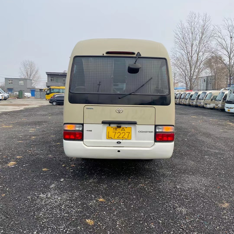 Original Toyota LHD Toyota Coaster Bus 29 Seats Diesel Engine Good Condition for Sale